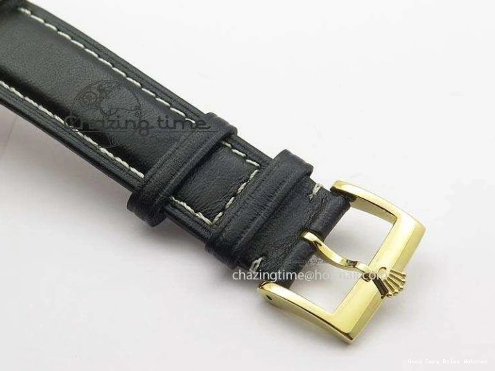 AAA Replica Watches YG On 3879 Numeral Black Leather Cellini Dial A Date Strap Black NewStyle Markers 0101